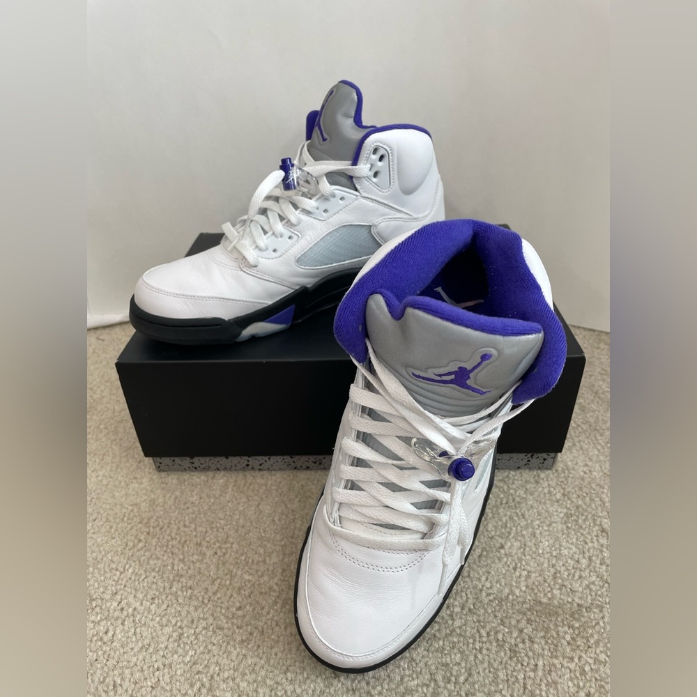 Air Jordan 5 Retro ‘Dark Concord’ 2022 Men’s 11 – Excellent Condition, OG Box